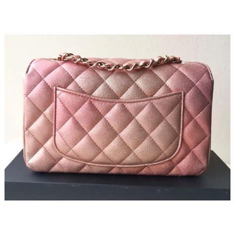 chanel hot pink bag|chanel pink iridescent bag.